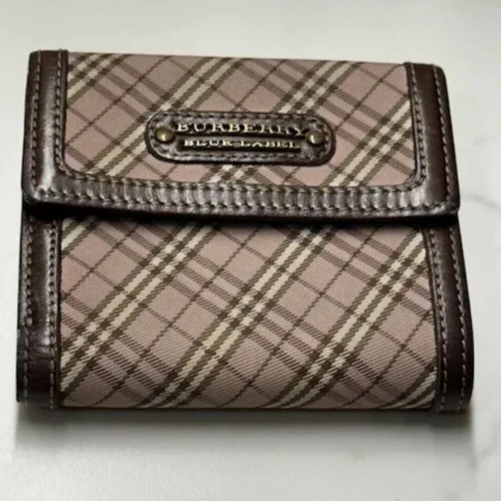 Burberry Blue Label Wallet, Vintage, EUC